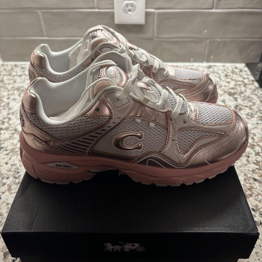 NWT BRAND NEW Coach Pink Sneakers